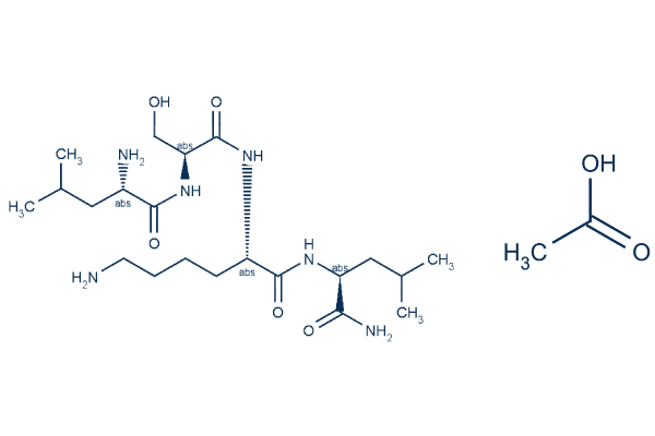 LSKL, Inhibitor of Thrombospondin (TSP-1) acetate Chemical Structure