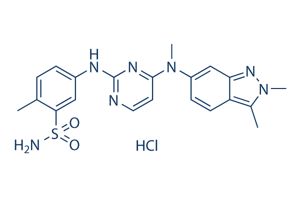 Pazopanib HCl (GW786034 HCl) Chemical Structure