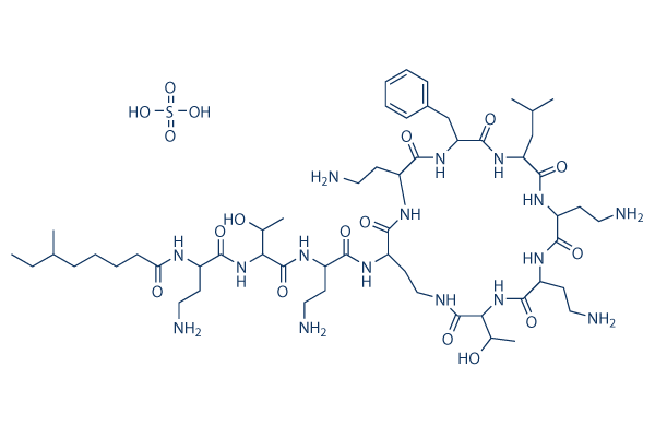 Polymyxin B sulphate Chemical Structure