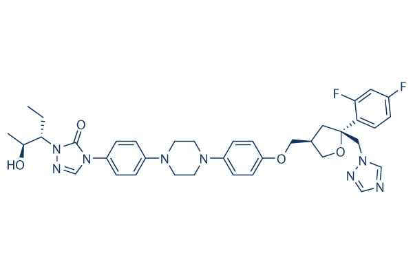 Posaconazole (SCH 56592) Chemical Structure