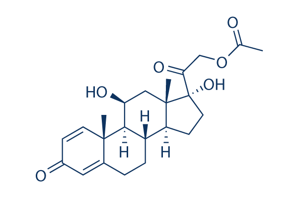 Prednisolone Acetate  Chemical Structure