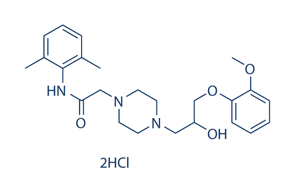 Ranolazine 2HCl Chemical Structure