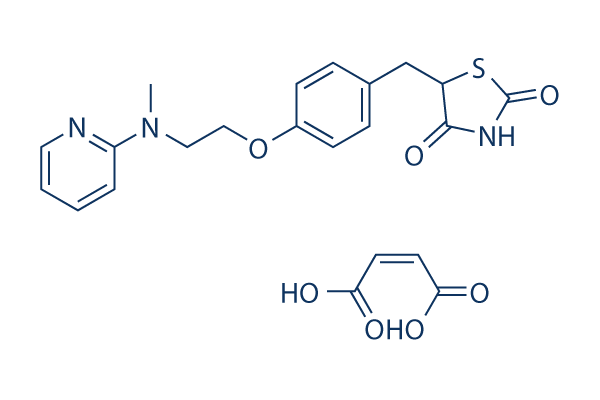 Rosiglitazone (BRL-49653) maleate Chemical Structure