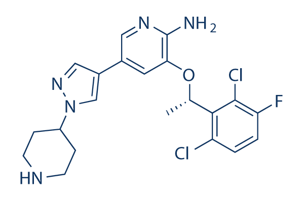 (S)-crizotinib Chemical Structure