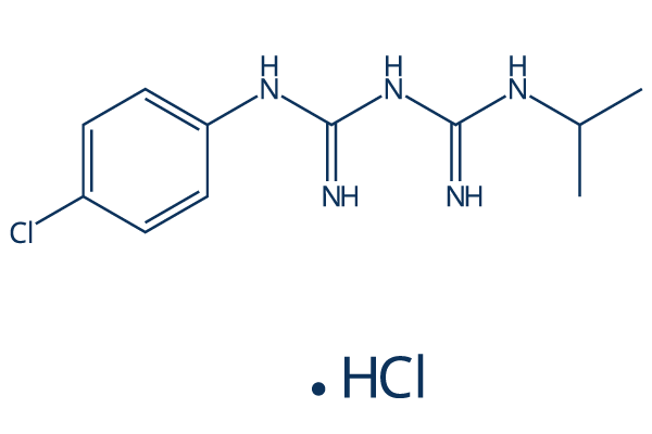 Proguanil HCl(Atovaquone) Chemical Structure