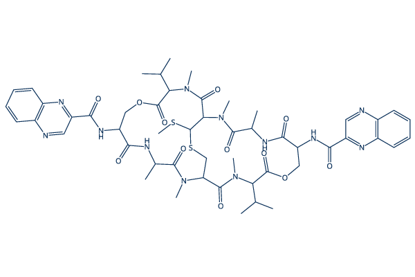 Echinomycin (Quinomycin A) HIF inhibitor Chemical Structure