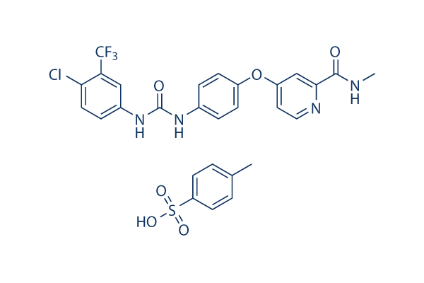 Sorafenib (BAY 43-9006) tosylate Chemical Structure