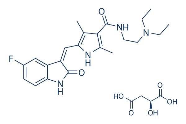 Sunitinib (SU11248) malate Chemical Structure