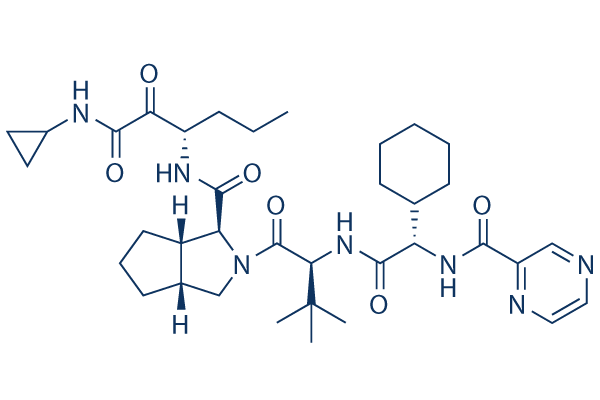 Telaprevir (VX-950) Chemical Structure