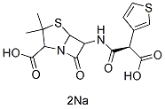 Ticarcillin sodium Chemical Structure