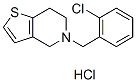 Ticlopidine HCl Chemical Structure