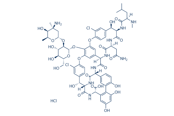 Vancomycin HCl  Chemical Structure
