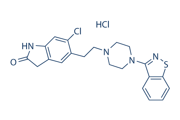Ziprasidone HCl Chemical Structure