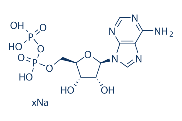 Adenosine 5′-diphosphate sodium salt Chemical Structure