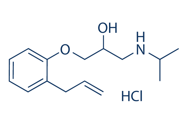 Alprenolol hydrochloride Chemical Structure