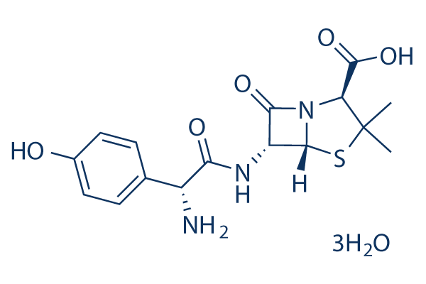 Amoxicillin trihydrate Chemical Structure