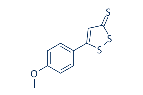 Anethole trithione Chemical Structure