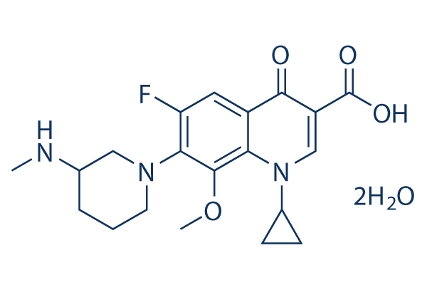 Balofloxacin Dihydrate Chemical Structure