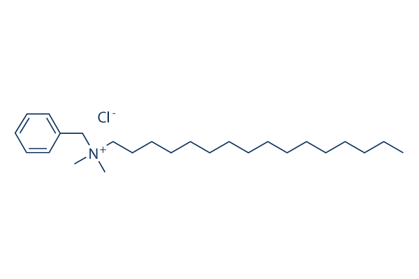 Benzylcetyldimethylammonium chloride hydrate Chemical Structure