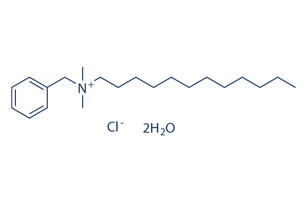 Benzyldodecyldimethylammonium Chloride Dihydrate Chemical Structure