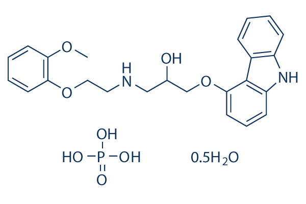 Carvedilol Phosphate Chemical Structure