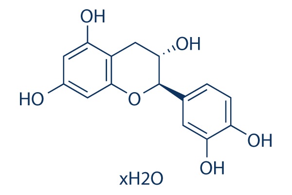 (+)-Catechin hydrate Chemical Structure