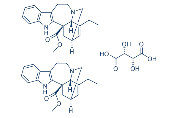 Catharanthine hemitartrate Chemical Structure