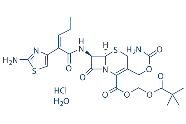 Cefcapene Pivoxil Hydrochloride Chemical Structure