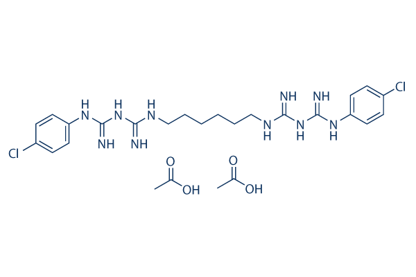 Chlorhexidine diacetate Chemical Structure