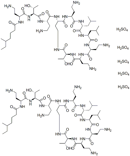 Colistin Sulfate  Chemical Structure