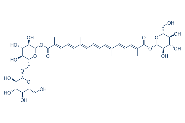 Crocin II Chemical Structure