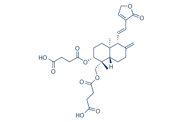 Dehydroandrographolide Succinate Chemical Structure