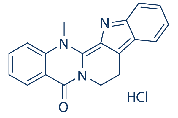 Dehydroevodiamine hydrochloride Chemical Structure