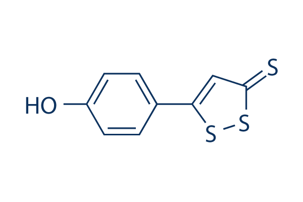 Desmethylanethol trithione Chemical Structure