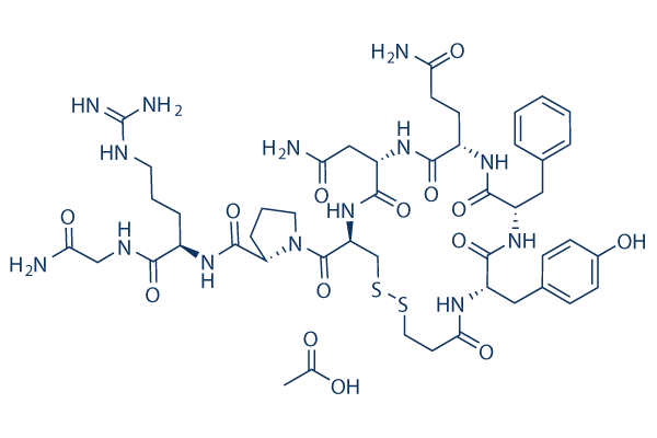 Desmopressin Acetate Chemical Structure