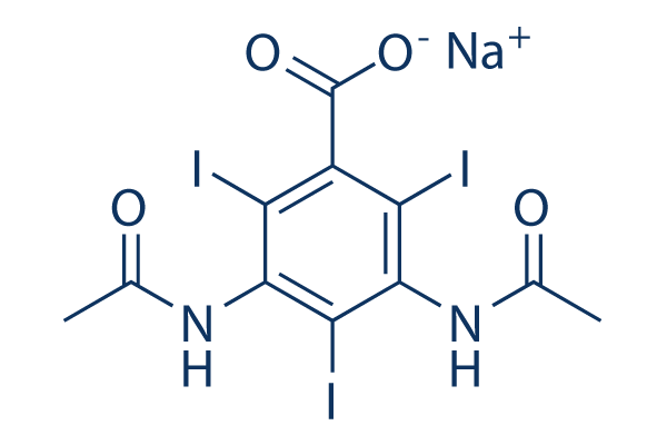 Diatrizoate sodium Chemical Structure