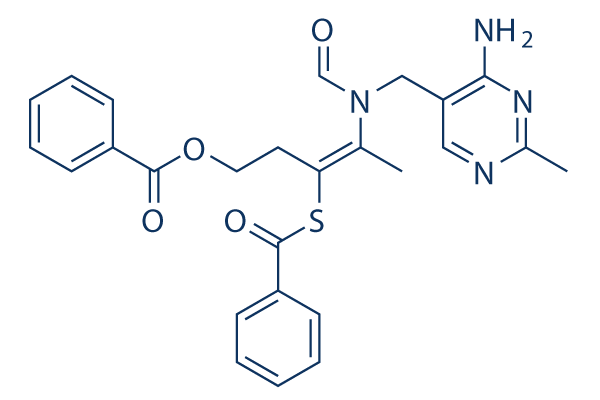 Dibenzoyl Thiamine Chemical Structure