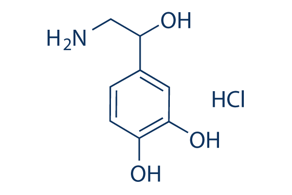 DL-Norepinephrine hydrochloride Chemical Structure
