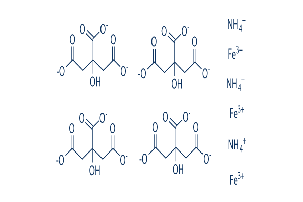 Ammonium ferric citrate Chemical Structure