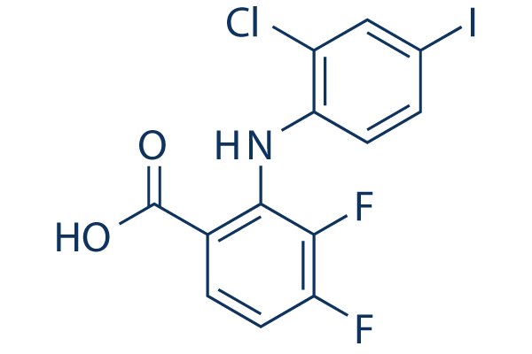 Zapnometinib (PD0184264) Chemical Structure