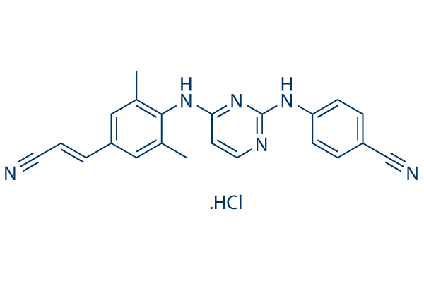 Rilpivirine Hydrochloride Chemical Structure