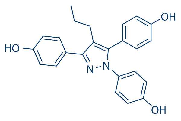Propyl pyrazole triol (PPT) Chemical Structure