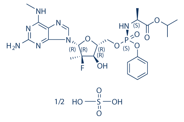 Bemnifosbuvir Hemisulfate (AT-527) Chemical Structure