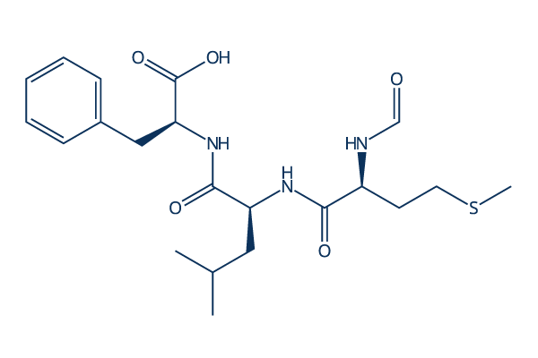 N-Formyl-Met-Leu-Phe (fMLP) Chemical Structure