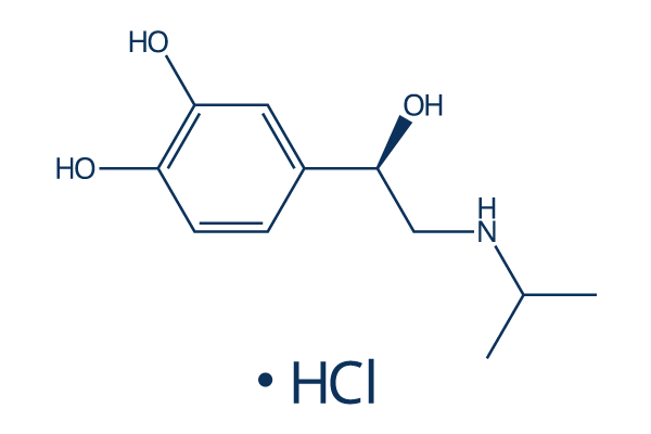 (-)-Isoproterenol hydrochloride Chemical Structure