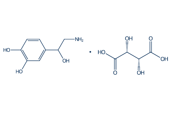 Norepinephrine tartrate Chemical Structure