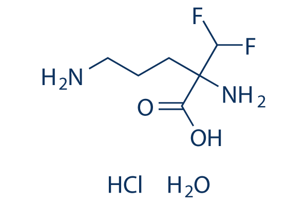 Eflornithine (MDL-71782) hydrochloride hydrate Chemical Structure