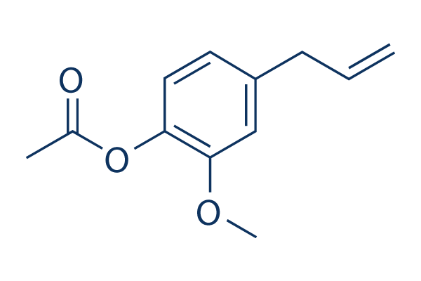 Eugenyl acetate Chemical Structure
