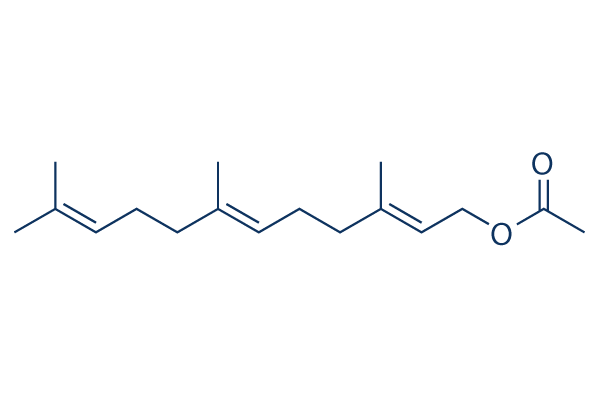Farnesyl Acetate (mixture of isomers) Chemical Structure