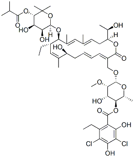 Fidaxomicin Chemical Structure
